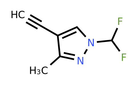 CAS 1855899-98-7 | 1-(difluoromethyl)-4-ethynyl-3-methyl-1H-pyrazole