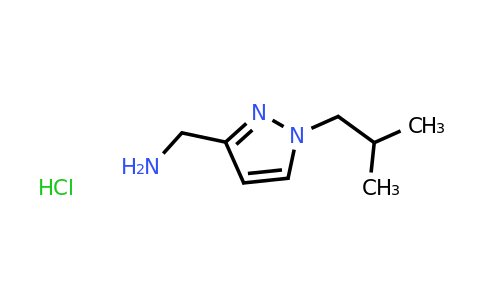 CAS 1855907-17-3 | [1-(2-methylpropyl)-1H-pyrazol-3-yl]methanamine hydrochloride