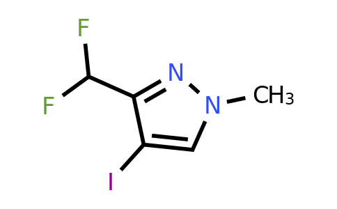 CAS 1856047-69-2 | 3-(difluoromethyl)-4-iodo-1-methyl-pyrazole