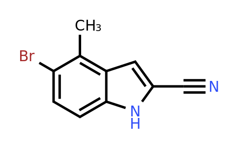 CAS 1857296-19-5 | 5-bromo-4-methyl-1H-indole-2-carbonitrile