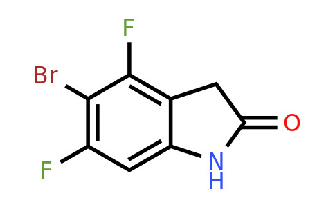 CAS 1857381-07-7 | 5‐bromo‐4,6‐difluoro‐2,3‐dihydro‐1H‐indol‐2‐one