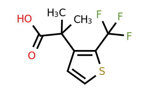 CAS 1858020-14-0 | 2-methyl-2-[2-(trifluoromethyl)thiophen-3-yl]propanoic acid