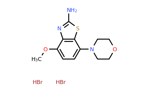 CAS 1860028-17-6 | 4-methoxy-7-(morpholin-4-yl)-1,3-benzothiazol-2-amine dihydrobromide