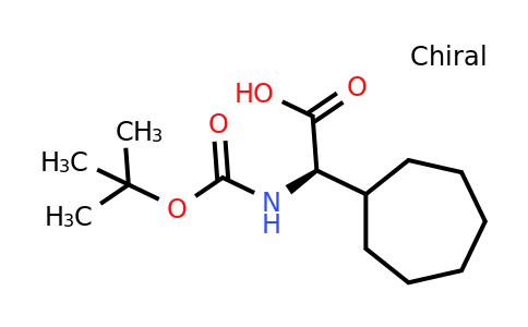 CAS 1860033-48-2 | (2R)-2-(tert-butoxycarbonylamino)-2-cycloheptyl-acetic acid