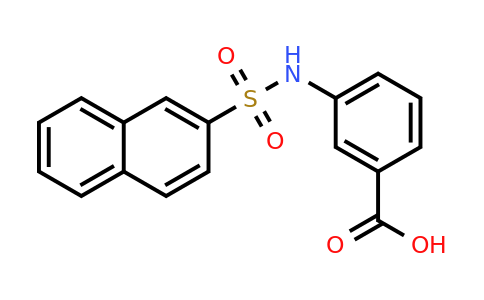 CAS 186032-64-4 | 3-(Naphthalene-2-sulfonamido)benzoic acid