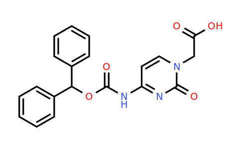 CAS 186046-78-6 | 2-(4-(((Benzhydryloxy)carbonyl)amino)-2-oxopyrimidin-1(2H)-yl)acetic acid