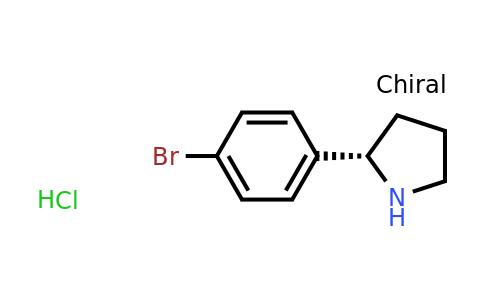 CAS 1860947-01-8 | (S)-2-(4-Bromophenyl)pyrrolidine hydrochloride