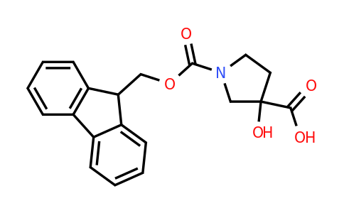 CAS 1861420-49-6 | 1-{[(9H-fluoren-9-yl)methoxy]carbonyl}-3-hydroxypyrrolidine-3-carboxylic acid