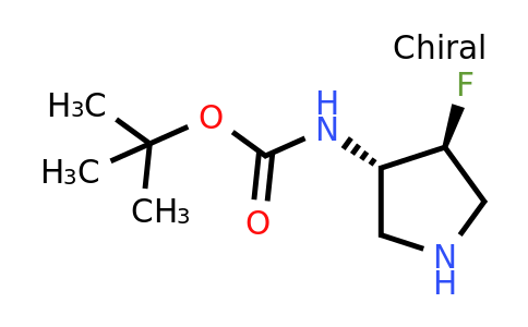 CAS 186201-09-2 | tert-butyl N-[trans-4-fluoropyrrolidin-3-yl]carbamate