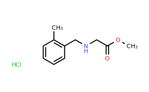 CAS 186202-99-3 | Methyl 2-{[(2-methylphenyl)methyl]amino}acetate hydrochloride