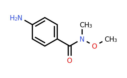CAS 186252-52-8 | 4-Amino-N-methoxy-N-methyl-benzamide