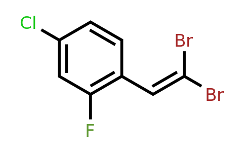 CAS 1862532-60-2 | 1-(2,2-Dibromovinyl)-4-chloro-2-fluorobenzene