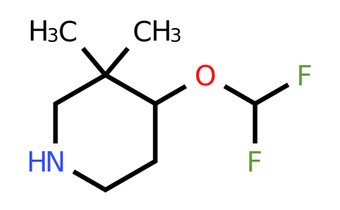 CAS 1862539-44-3 | 4-(difluoromethoxy)-3,3-dimethylpiperidine