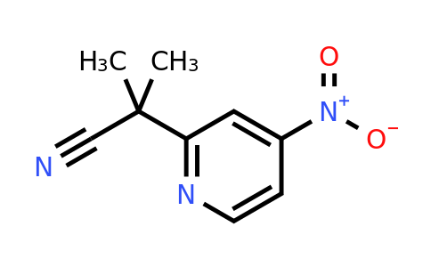CAS 1862823-93-5 | 2-Methyl-2-(4-nitropyridin-2-yl)propanenitrile