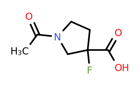 CAS 1862910-16-4 | 1-acetyl-3-fluoropyrrolidine-3-carboxylic acid