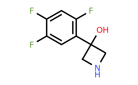CAS 1862993-82-5 | 3-(2,4,5-trifluorophenyl)azetidin-3-ol