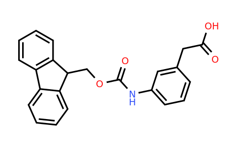 CAS 186320-08-1 | 2-(3-((((9H-Fluoren-9-yl)methoxy)carbonyl)amino)phenyl)acetic acid