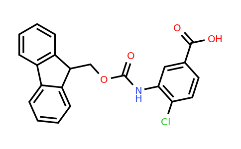 CAS 186320-11-6 | 3-((((9H-Fluoren-9-yl)methoxy)carbonyl)amino)-4-chlorobenzoic acid