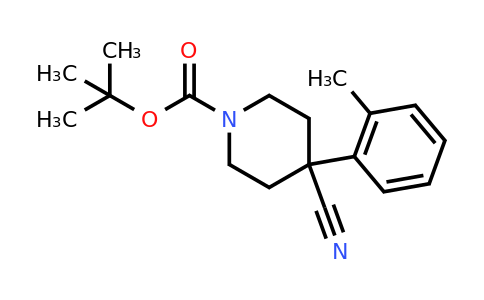 CAS 186347-28-4 | 1-Boc-4-cyano-4-(2-methylphenyl)-piperidine
