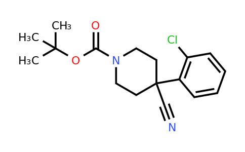 CAS 186347-31-9 | 1-Boc-4-cyano-4-(2-chlorophenyl)-piperidine