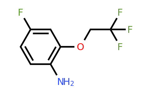 CAS 186386-90-3 | 4-Fluoro-2-(2,2,2-trifluoroethoxy)aniline