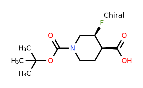 CAS 1864003-07-5 | (3S,4R)-1-(tert-Butoxycarbonyl)-3-fluoropiperidine-4-carboxylic acid (enantiomer b,87% e.e)