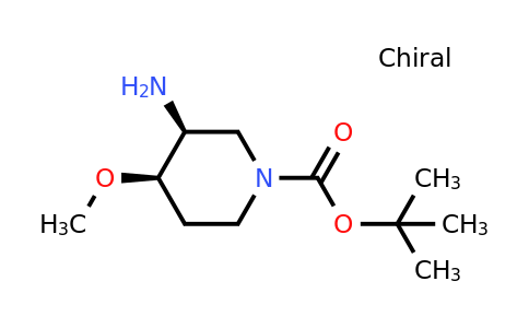 (3S,4R)-tert-Butyl 3-amino-4-methoxypiperidine-1-carboxylate