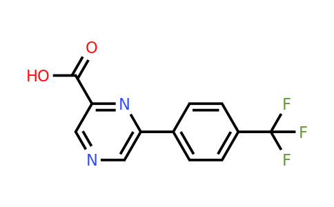 CAS 1864014-28-7 | 6-[4-(Trifluoromethyl)phenyl]pyrazine-2-carboxylic Acid