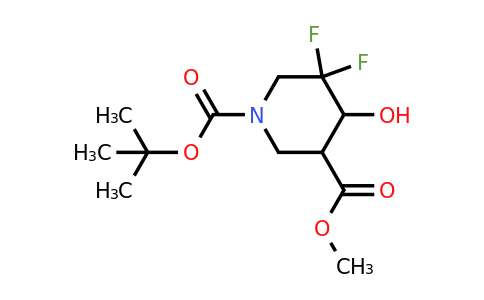 CAS 1864014-88-9 | 1-tert-Butyl 3-Methyl 5,5-difluoro-4-hydroxypiperidine-1,3-dicarboxylate