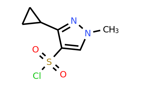 CAS 1864337-57-4 | 3-cyclopropyl-1-methyl-1H-pyrazole-4-sulfonyl chloride