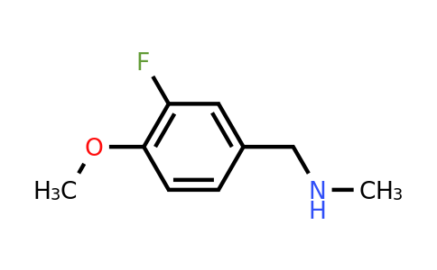 CAS 186447-76-7 | [(3-fluoro-4-methoxyphenyl)methyl](methyl)amine