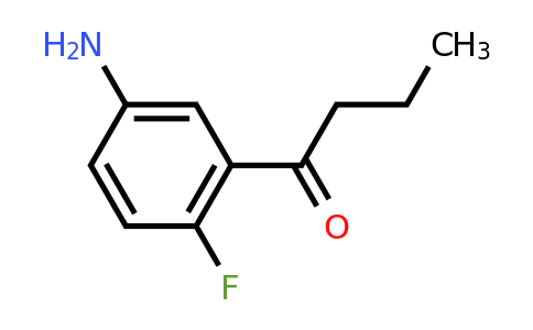 CAS 1864961-13-6 | 1-(5-amino-2-fluorophenyl)butan-1-one