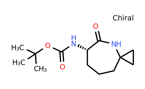 CAS 186509-87-5 | tert-butyl N-[(6S)-5-oxo-4-azaspiro[2.6]nonan-6-yl]carbamate