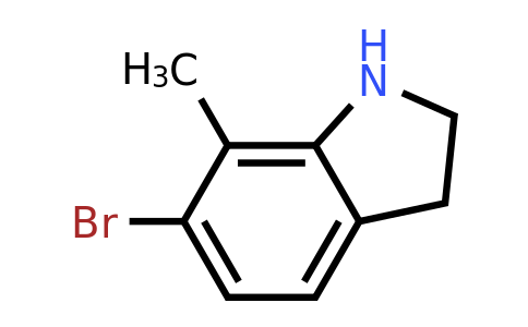 CAS 186520-00-3 | 6-bromo-7-methyl-2,3-dihydro-1H-indole