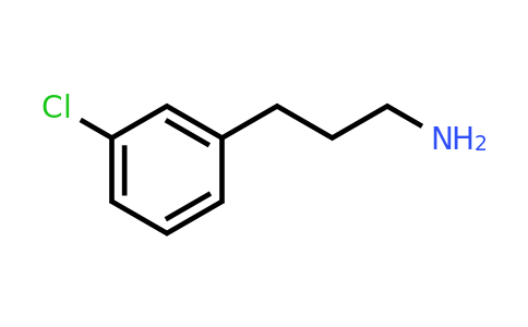 CAS 18655-49-7 | 3-(3-Chlorophenyl)propan-1-amine