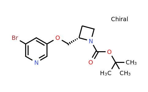 CAS 186593-31-7 | (S)-tert-Butyl 2-(((5-bromopyridin-3-yl)oxy)methyl)azetidine-1-carboxylate