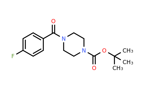 CAS 186595-68-6 | tert-Butyl 4-(4-fluorobenzoyl)piperazine-1-carboxylate