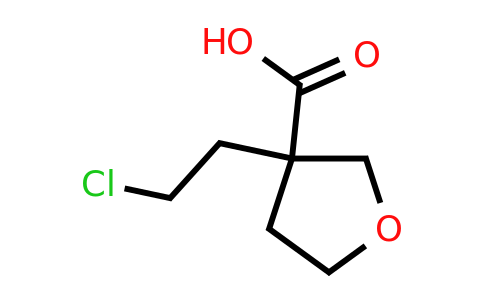 CAS 1866638-98-3 | 3-(2-Chloroethyl)oxolane-3-carboxylic acid