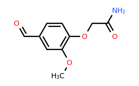 CAS 186685-89-2 | 2-(4-formyl-2-methoxyphenoxy)acetamide
