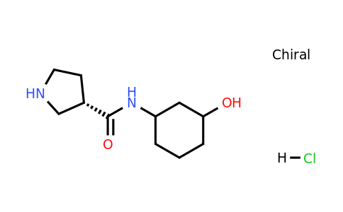 CAS 1868375-26-1 | (3S)-N-(3-Hydroxycyclohexyl)pyrrolidine-3-carboxamide hydrochloride
