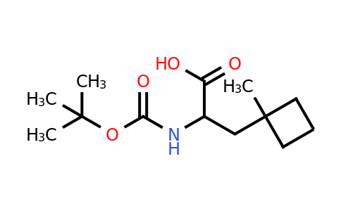 CAS 1869328-74-4 | 2-{[(tert-butoxy)carbonyl]amino}-3-(1-methylcyclobutyl)propanoic acid