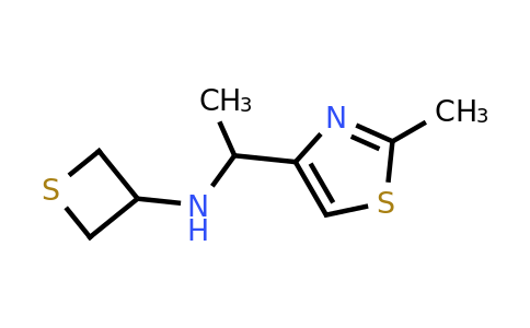 CAS 1871791-65-9 | N-[1-(2-methyl-1,3-thiazol-4-yl)ethyl]thietan-3-amine