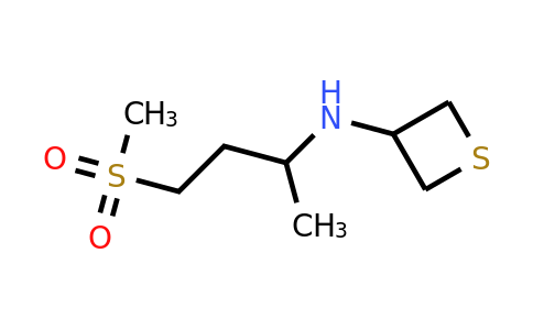 CAS 1872102-31-2 | N-(4-methanesulfonylbutan-2-yl)thietan-3-amine