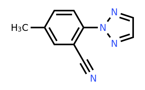 CAS 1872366-06-7 | 5-methyl-2-(2H-1,2,3-triazol-2-yl)benzonitrile