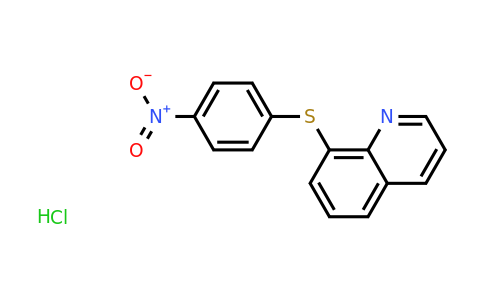 CAS 1873-66-1 | 8-((4-Nitrophenyl)thio)quinoline hydrochloride