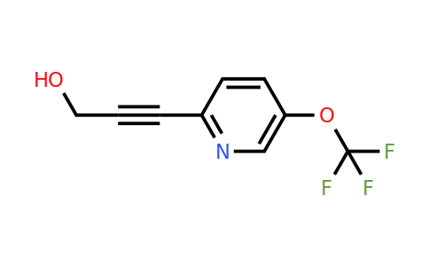 CAS 1873171-84-6 | 3-[5-(Trifluoromethoxy)pyridin-2-yl]prop-2-yn-1-ol