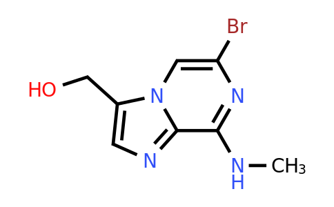 CAS 187344-68-9 | (6-Bromo-8-(methylamino)imidazo[1,2-A]pyrazin-3-YL)methanol