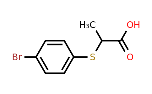 CAS 18739-77-0 | 2-[(4-Bromophenyl)sulfanyl]propanoic acid