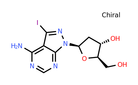 CAS 187479-00-1 | (2R,3S,5R)-5-(4-Amino-3-iodo-1H-pyrazolo[3,4-d]pyrimidin-1-yl)-2-(hydroxymethyl)tetrahydrofuran-3-ol