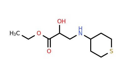 CAS 1875789-35-7 | ethyl 2-hydroxy-3-[(thian-4-yl)amino]propanoate